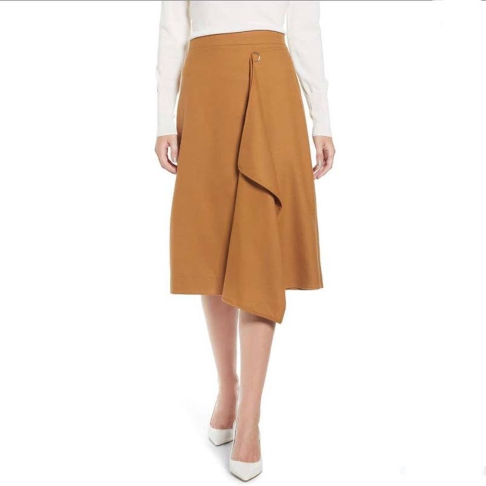 J. Crew Faux Wrap A-Line Skirt Size 4